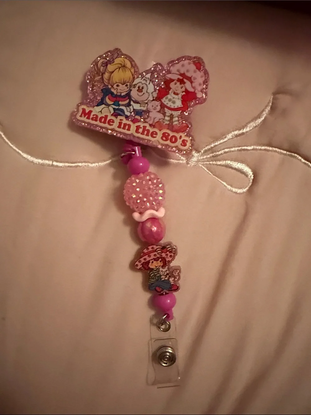 Pink Retro Character Badge Reel